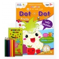 Dot to Dot Fruits ชุด ผลไม้แสนอร่อย +สีไม้
