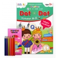 Dot to Dot Alphabet A-Z ชุด พยัญชนะ ภาษาอังกฤษ +สีไม้