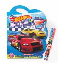 Hot Wheels หนังสือล่องหน Magic Book +ดินสอสี