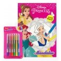 Disney Princes Mandalas ระบายสีฝึกสมาธิ +สีเจลสะท้อนแสง
