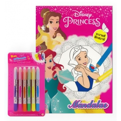 Disney Princes Mandalas ระบายสีฝึกสมาธิ +สีเจลสะท้อนแสง Disney Princes Mandalas ระบายสีฝึกสมาธิ +สีเจลสะท้อนแสง