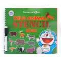 Doraemon Book Wild Animal Stencil Book +เขียนลบใหม่ได้