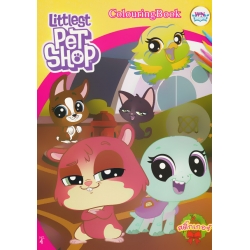 สมุดระบายสีสติกเกอร์ Littlest Pet Shop No.4