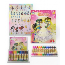 สมุดภาพระบายสี Sailor Moon (บรรจุกระเป๋า : Set) สมุดภาพระบายสี Sailor Moon (บรรจุกระเป๋า : Set)