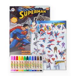 สมุดภาพระบายสี Superman (บรรจุกระเป๋า : Set) สมุดภาพระบายสี Superman (บรรจุกระเป๋า : Set)