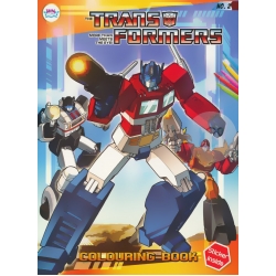 สมุดระบายสีสติกเกอร์ Transformers No.2 