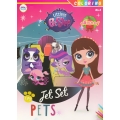 สมุดภาพระบายสีสติกเกอร์ Littlest Pet Shop No.4