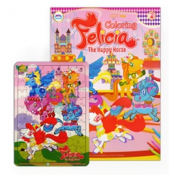 สมุดระบายสี+จิ๊กซอว์ Felicia the Happy Horse