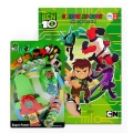 Gift Set ระบายสี Ben 10 +เครื่องยิงเหรียญเบ็นเท็น