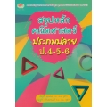 สรุปหลักคณิตศาสตร์ ป.ปลาย