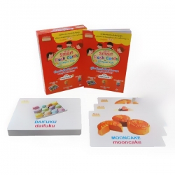 SE-ED Smart Flash Cards for Bilingual Kids บัตรคำศัพท์ 2 ภาษา พาหนูน้อยเก่งอังกฤษ หมวด ขนมนานาชาติ +บัตรคำศัพท์
